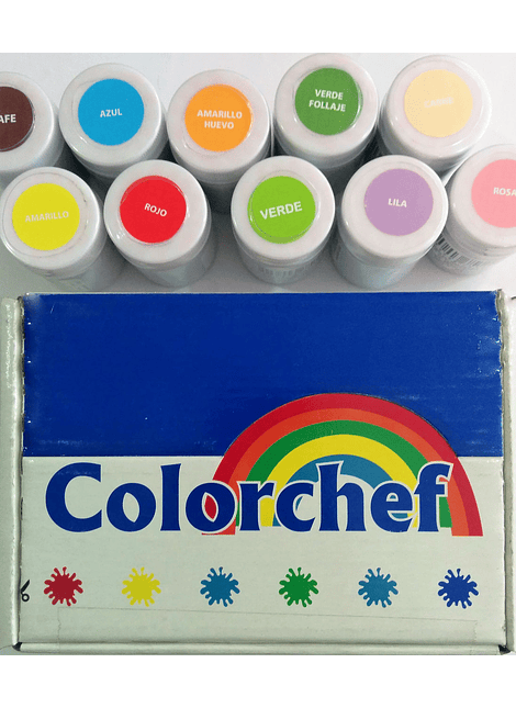 Color en pasta Colorchef 50g Verde