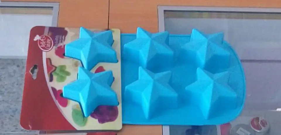 Molde de silicon con formas de estrellas 4-0498 1
