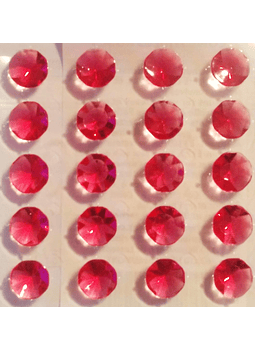 edible pink diamond color decoration