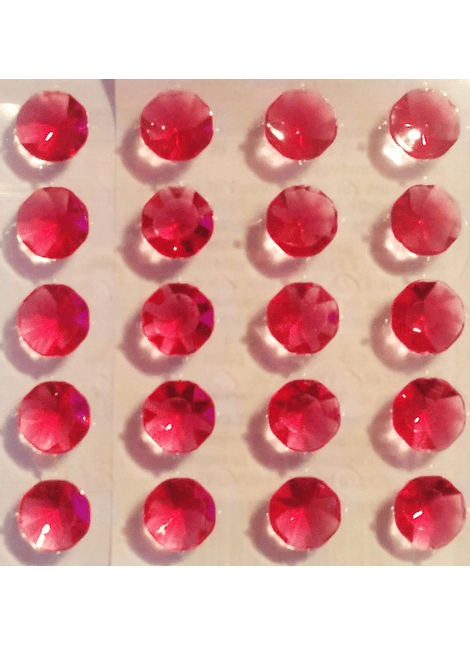 Diamante comestible para decoración color rosa