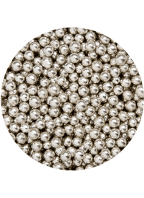 Perlas dec. azúcar plata mediana KG AMB-33016