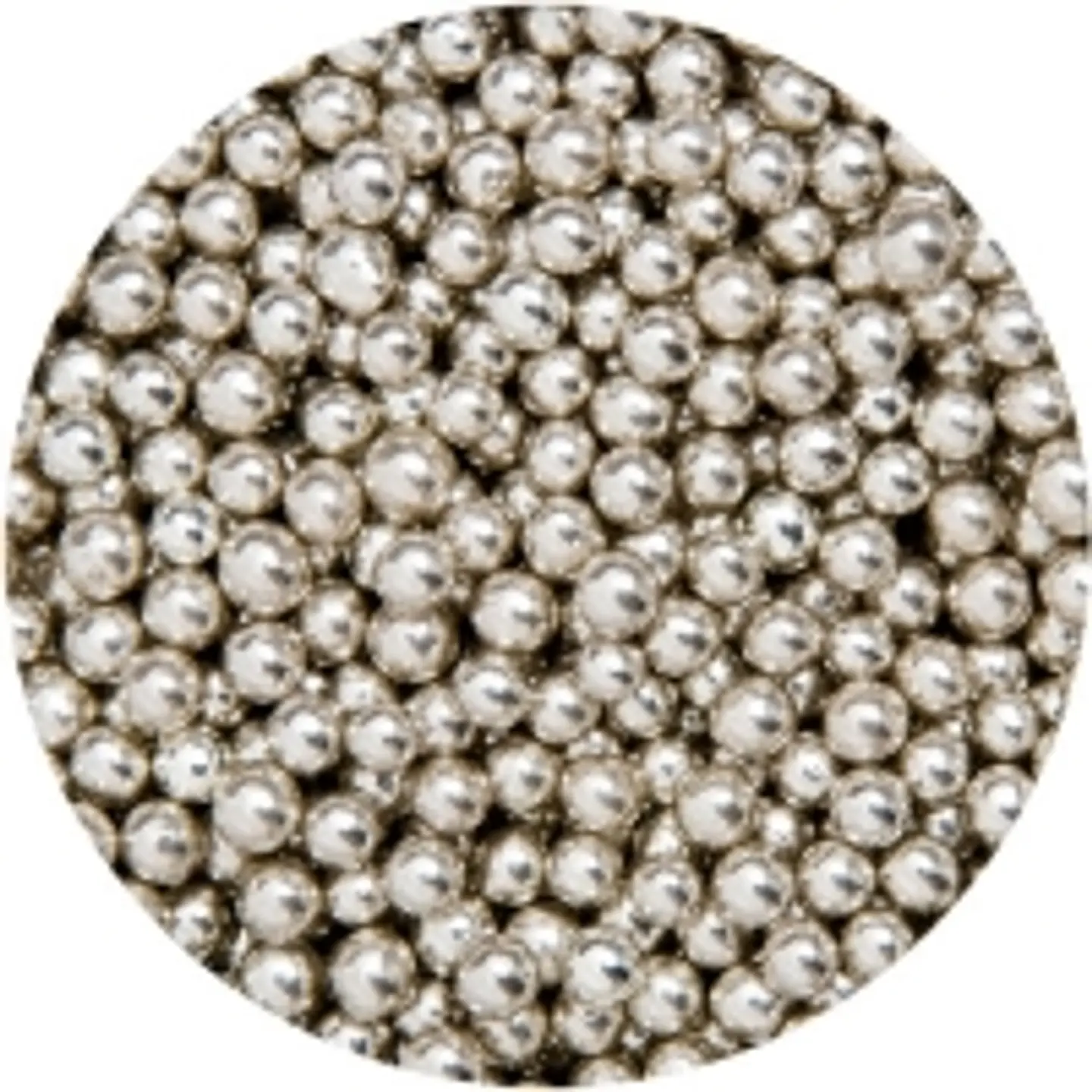  Perlas dec. azucar plata mediana Kilogramo AMB-33016 1
