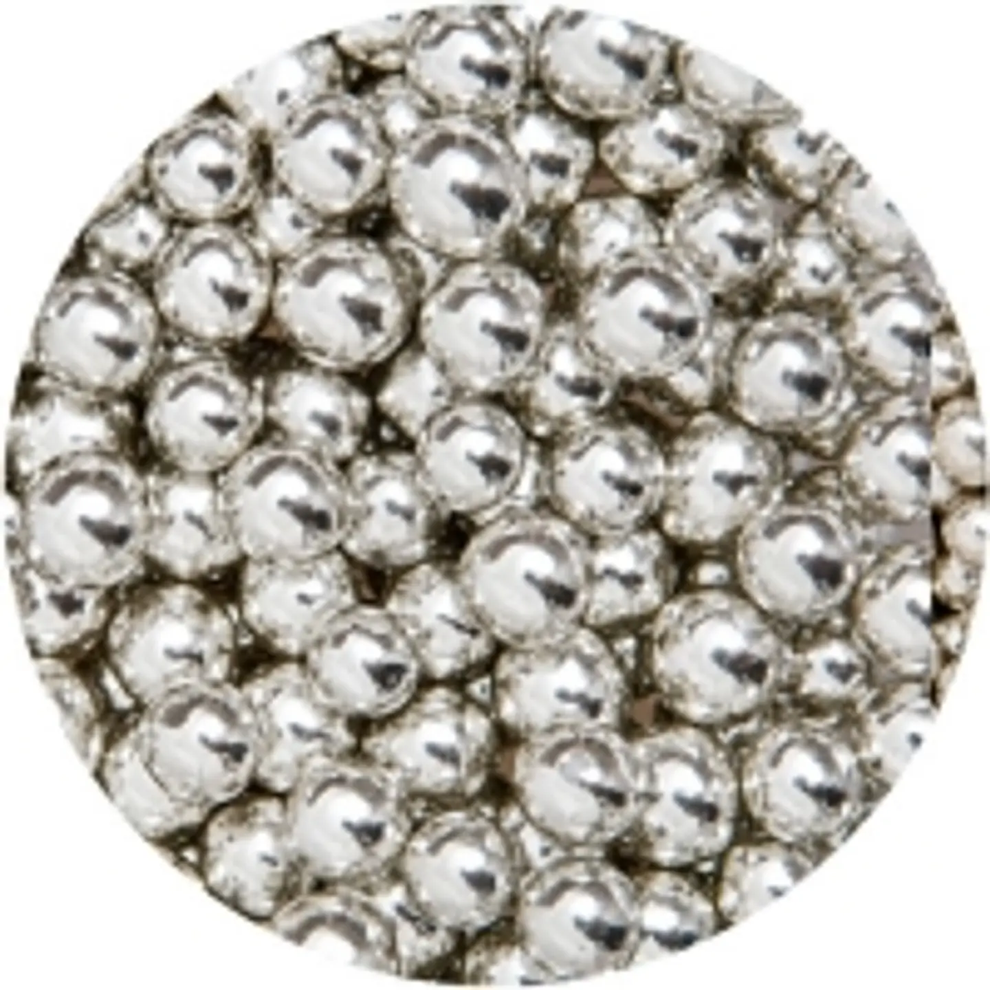  Perlas dec. azucar plata grande Kilogramo 1
