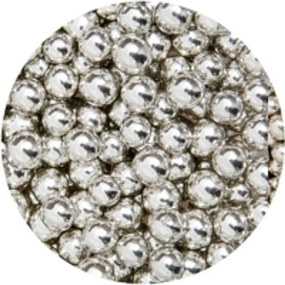  Perlas dec. azucar plata grande Kilogramo 1