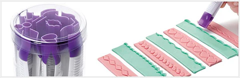  Set pinzas para fondant No.1 (10 piezas)