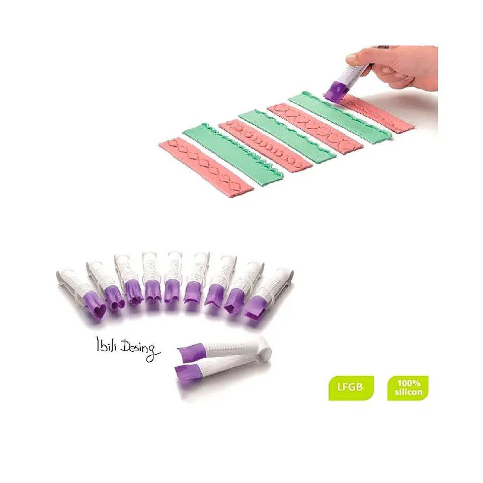  Set pinzas para fondant No.1 (10 piezas) 5