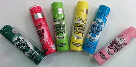  Spray color azul