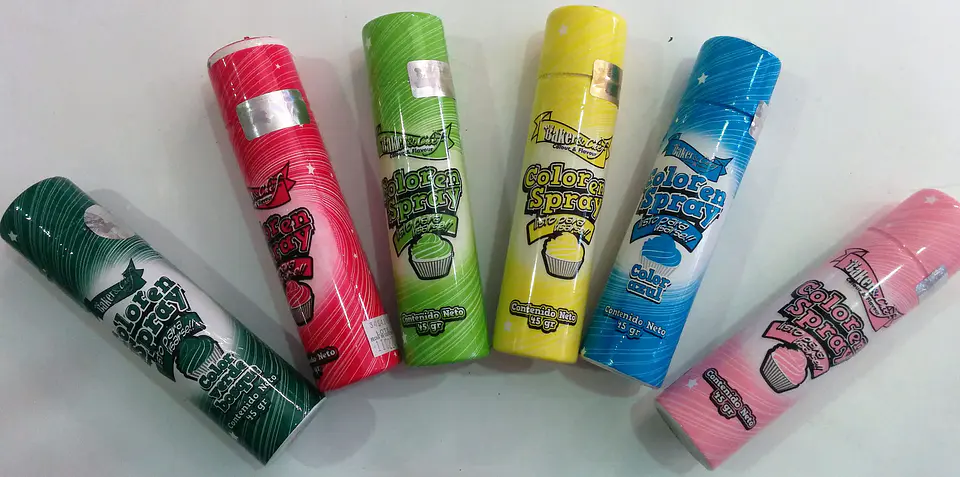  Spray color azul 1