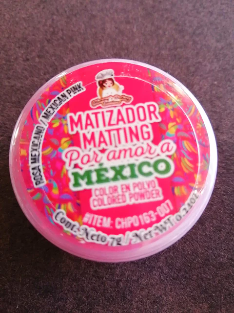  Matizador 7 gr Mate Rosa Mexicano