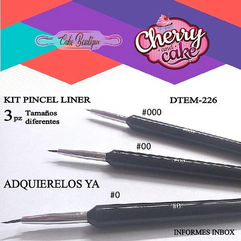  Pinceles Liner DTEM226
