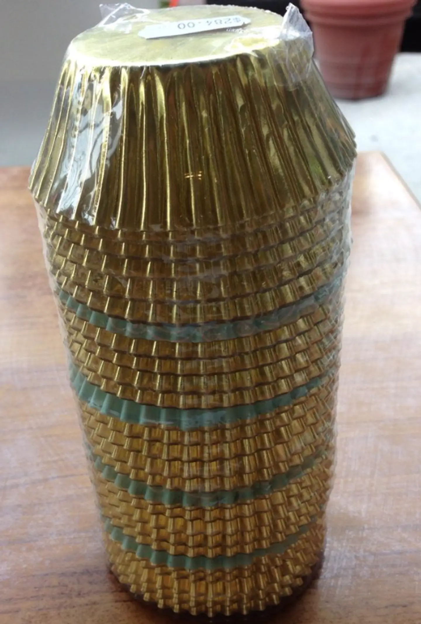  Capacillos oro metalico Alegria con 500 1