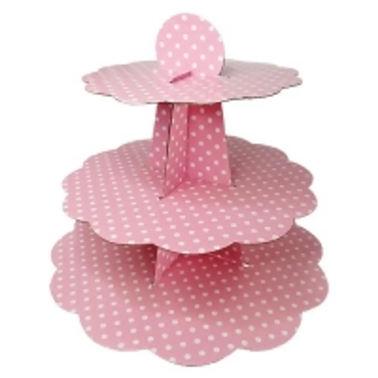  Base para pastelitos cupcakes rosa con  1