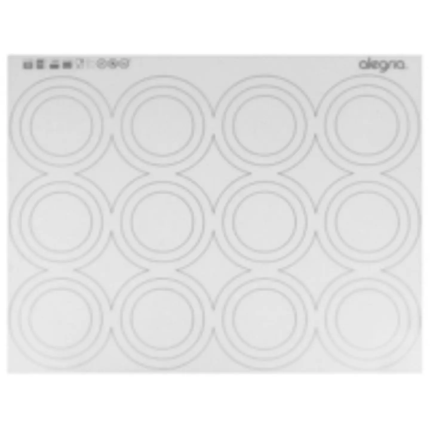  Tapete silicon p/macarons (marcas grande)  7-0029 1