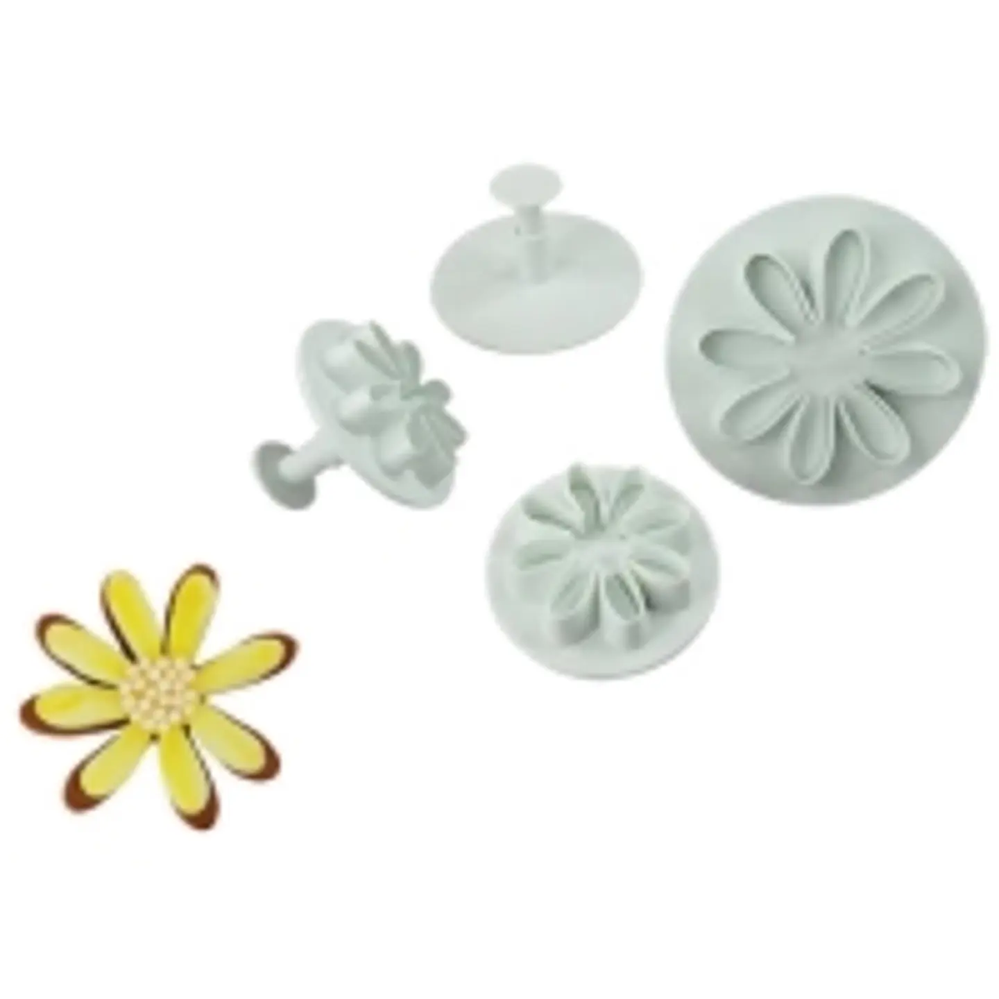  Jgo cortador eyector flor 8 petalos 4 Pieza  63-104 1