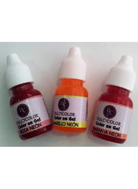 Color vegetal Dulcycolor naranja neón 10 ml