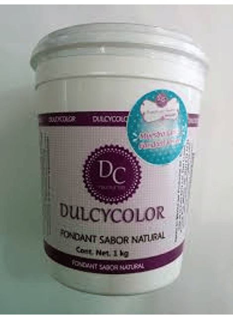 Fondant Natural Dulcycolor 1 Kg