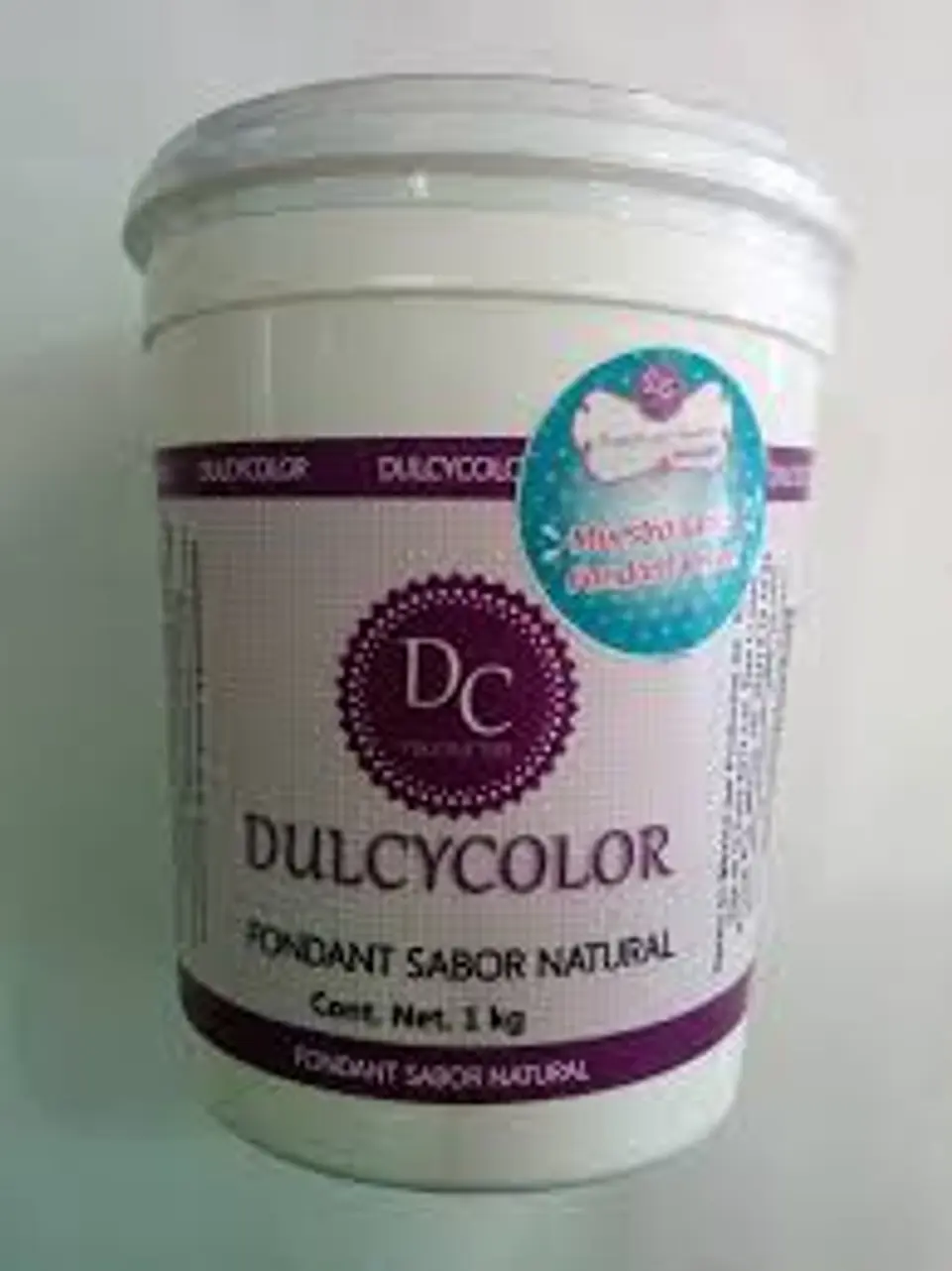  Fondant Natural Dulcycolor BOTE 1 Kilogramo 1