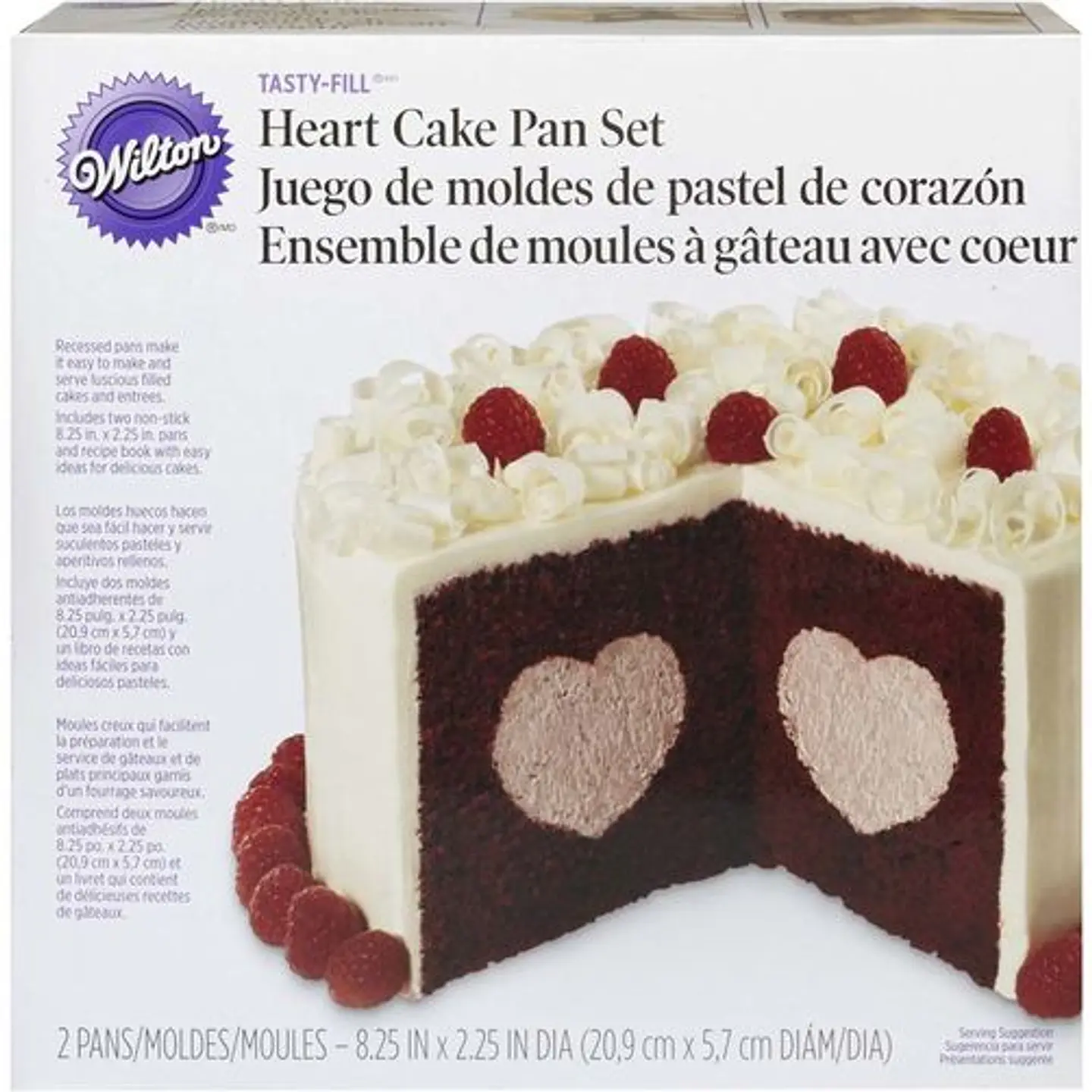  Set de Moldes p/pastel fig heart 2105-157 1