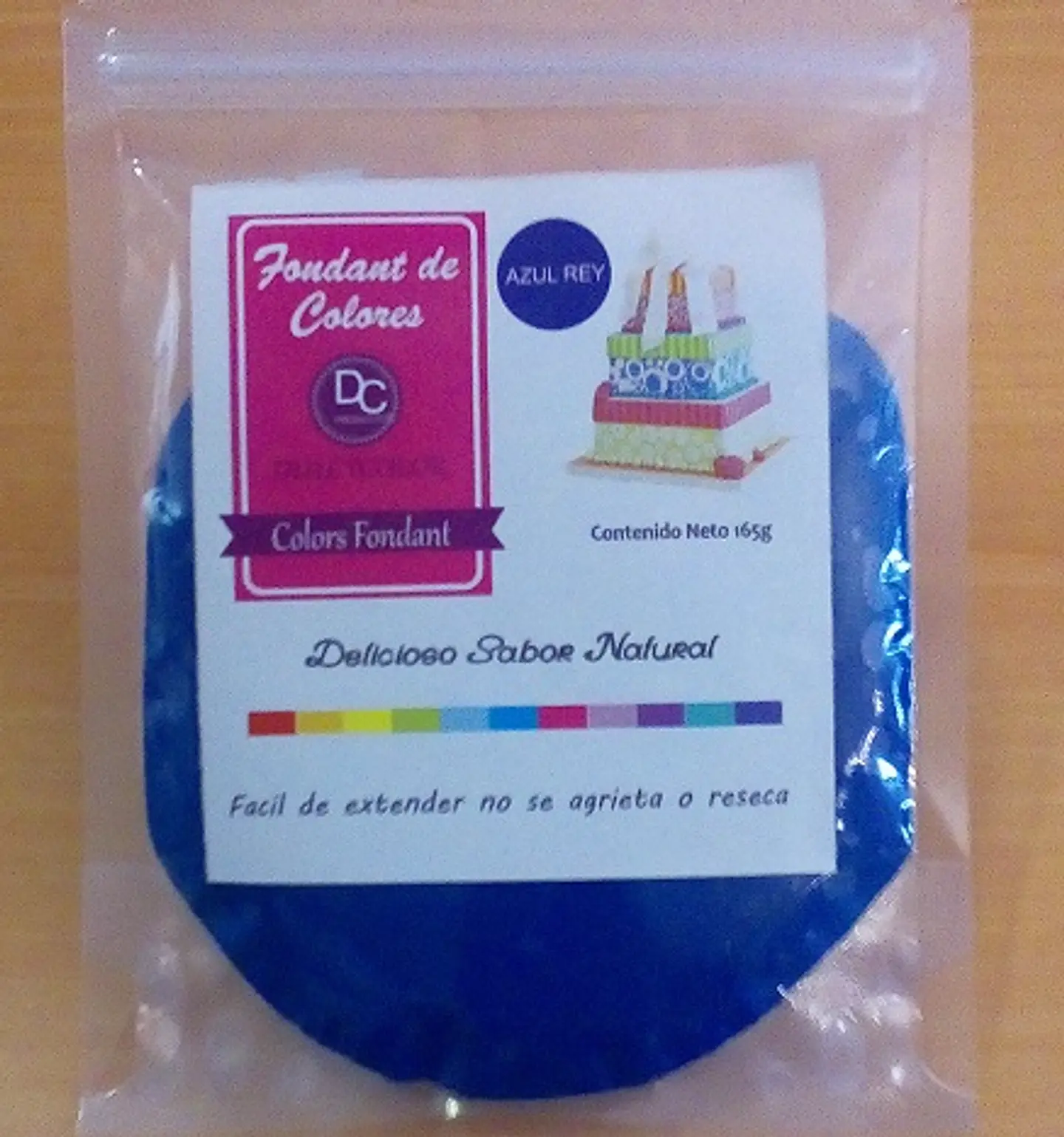 Fondant color azul rey 165g 1