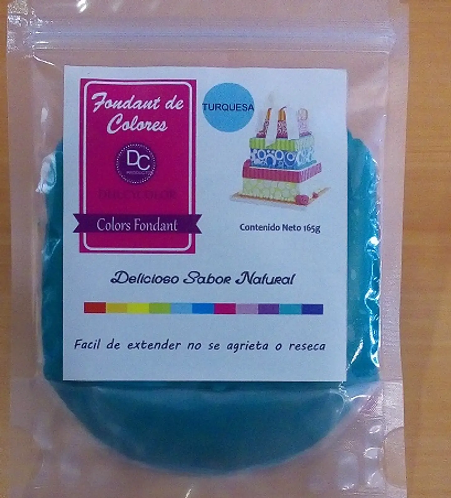  Fondant color turquesa 165g 1