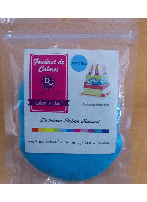 Fondant Dulycolor 165g Azúl cielo