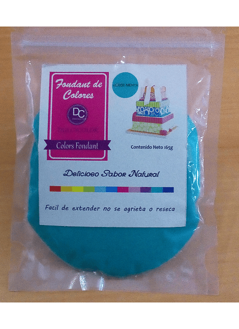 Fondant Dulcycolor 165g Verde Menta