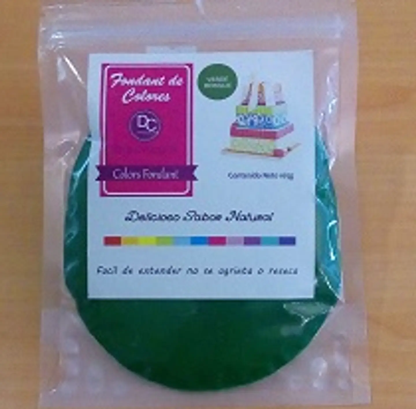  Fondant Dulcycolor 165g Verde Bosque 1