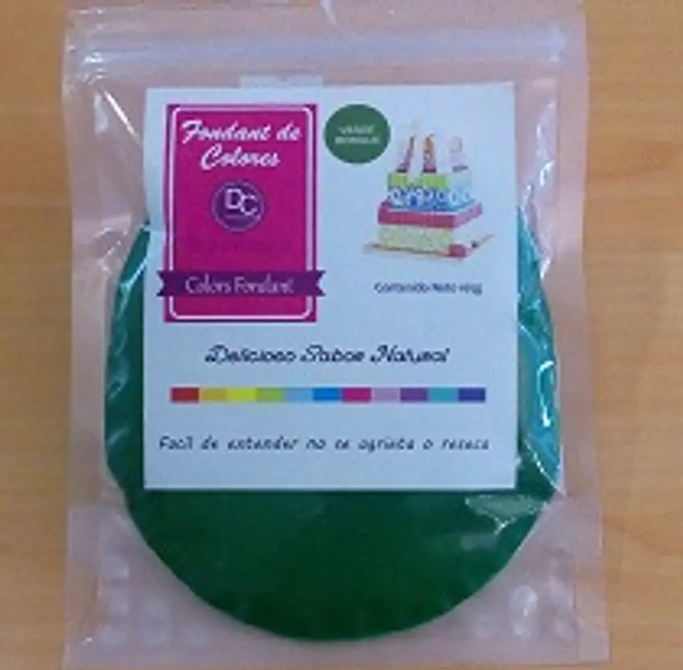  Fondant Dulcycolor 165g Verde Bosque 1