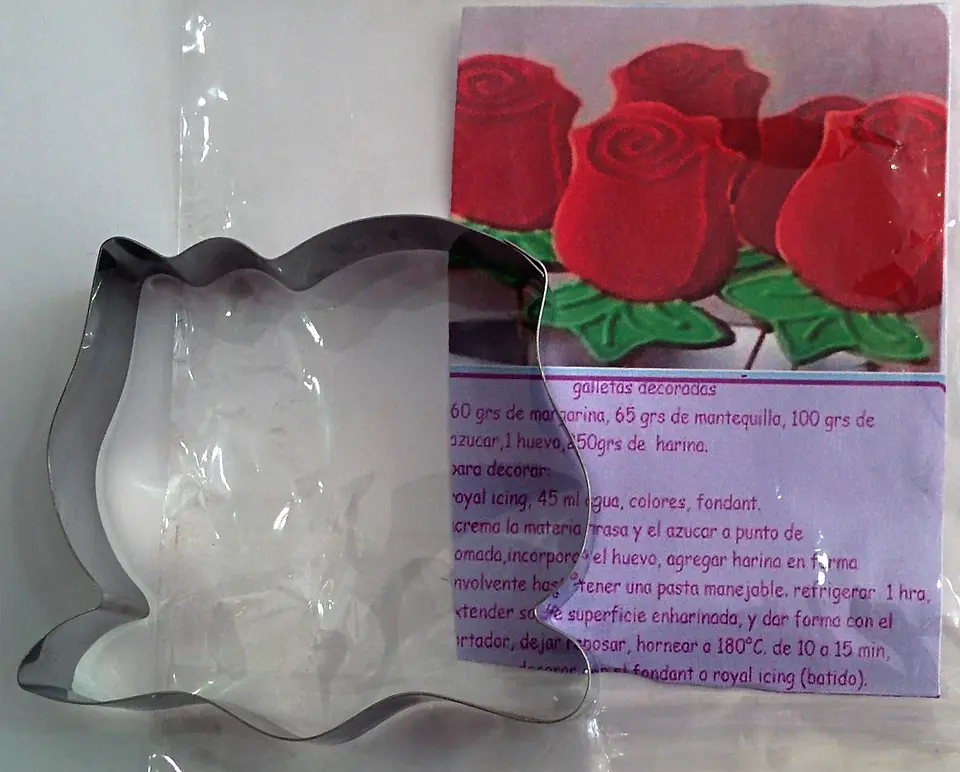  Cortador de acero inoxidable galleta de rosa  CTR121 1