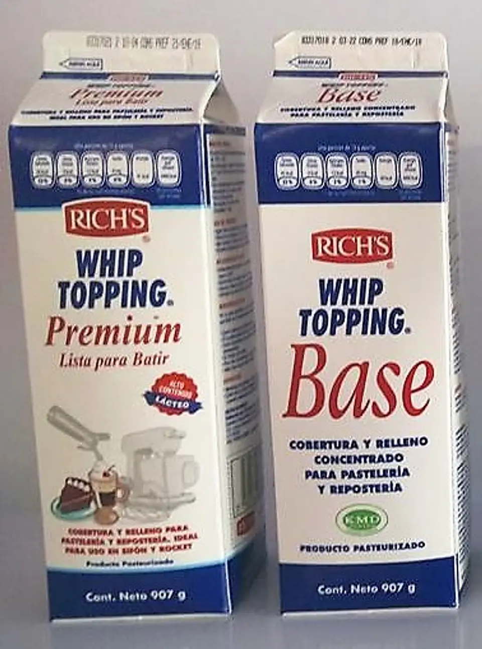  Whip Topping Base Rich's 907 gr 1