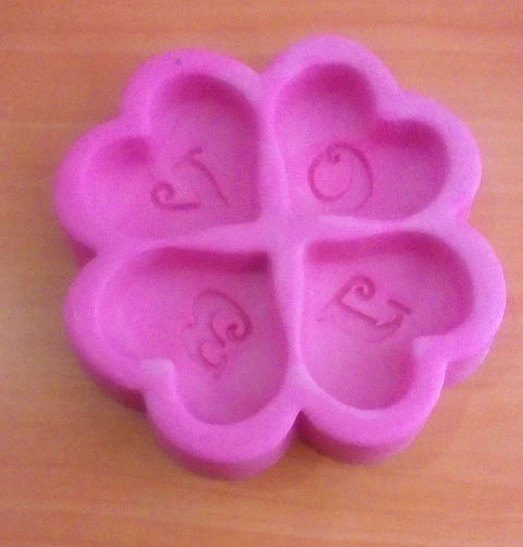  Corazones grandes letra individual love x 4 MSC228