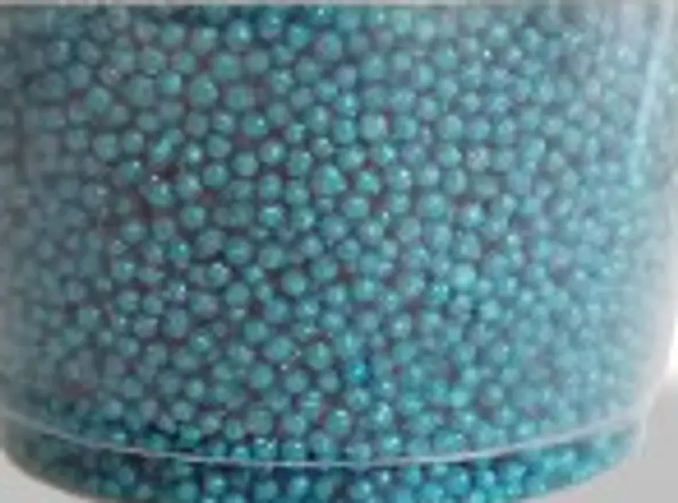  Perla diamantada mediana de azul celeste Kilogramo 1