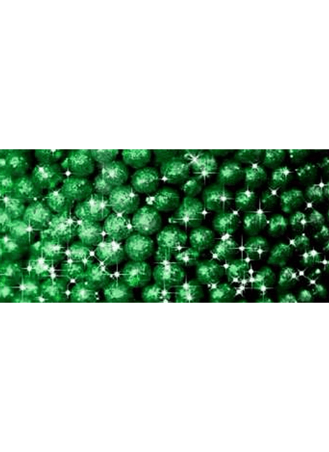 Perla diamantada med 100 gr verde bandera