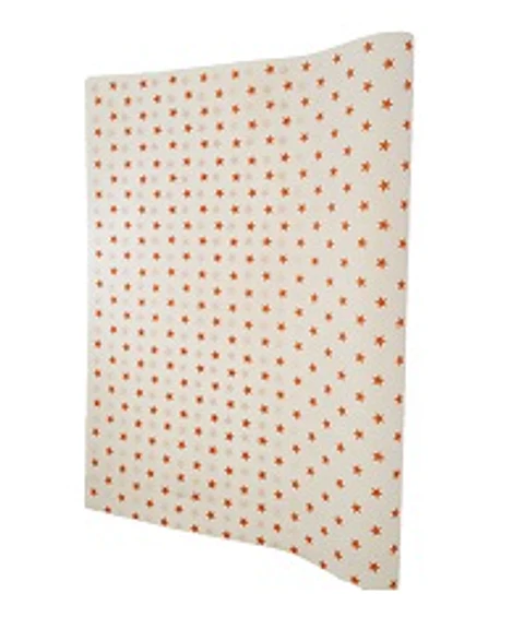 Pliego de papel estrella