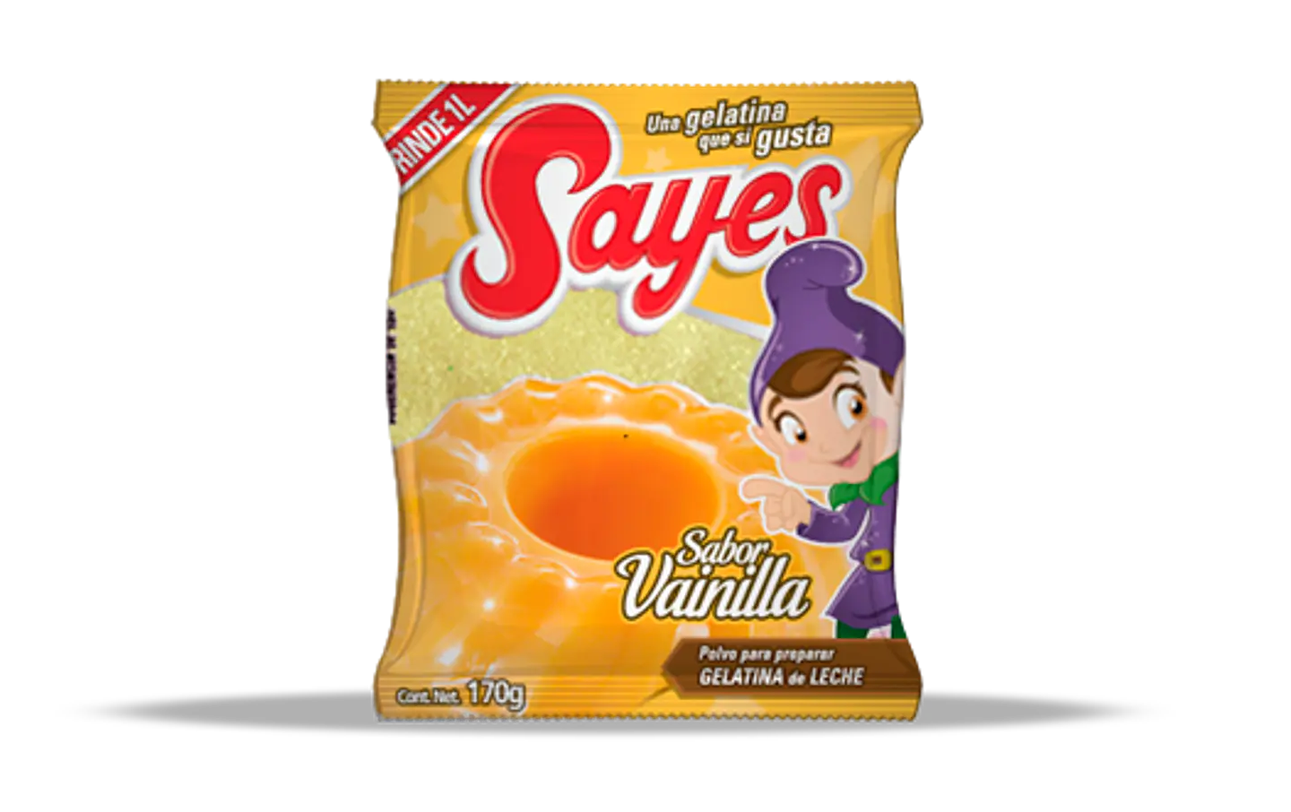  Gelatina Sayes Vainilla 120gr 1