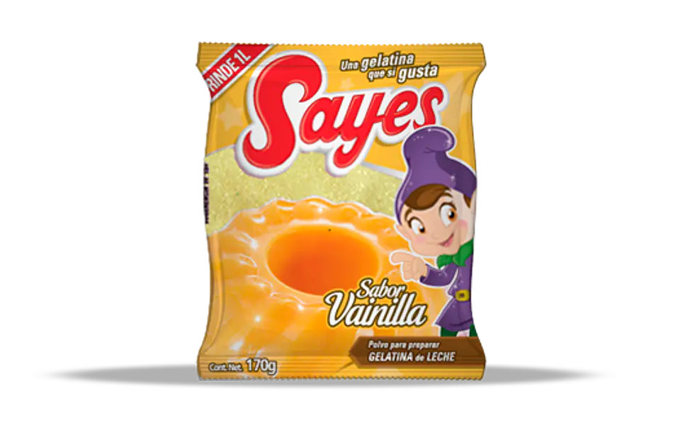  Gelatina Sayes Vainilla 120gr 1