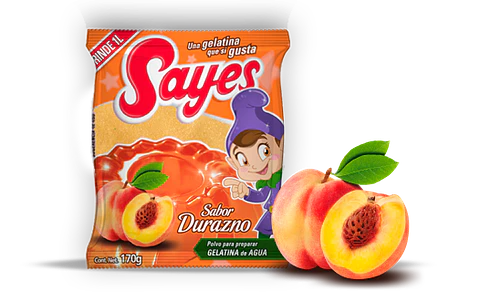  Gelatina Sayes Durazno 120gr