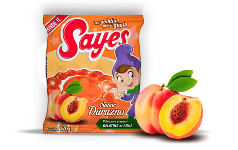  Gelatina Sayes Durazno 120gr 1