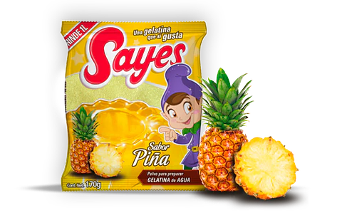  Gelatina Sayes Pi�a 120gr