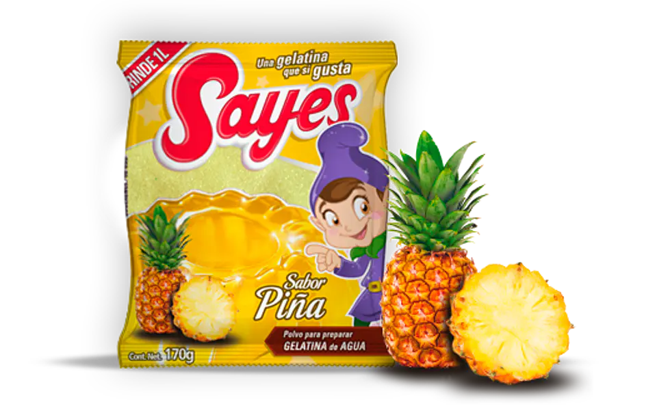  Gelatina Sayes Pi�a 120gr 1