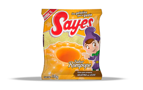  Gelatina Sayes Rompope 120gr