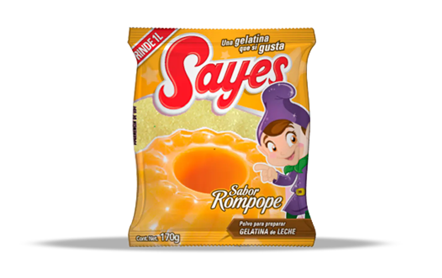  Gelatina Sayes Rompope 120gr 1