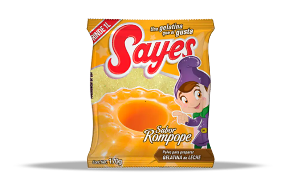 Gelatina Sayes Rompope 120gr 1