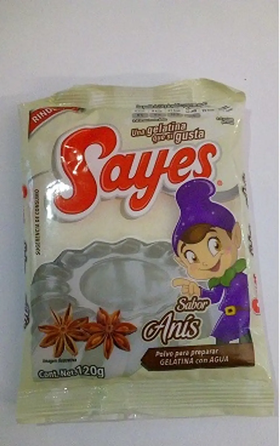  Gelatina Sayes Anis 120gr 1