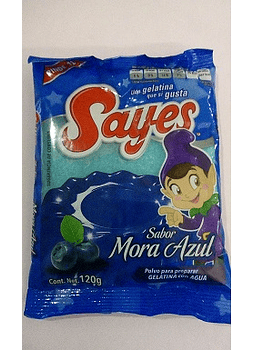 GELATINA SAYES MORA AZUL 170GR