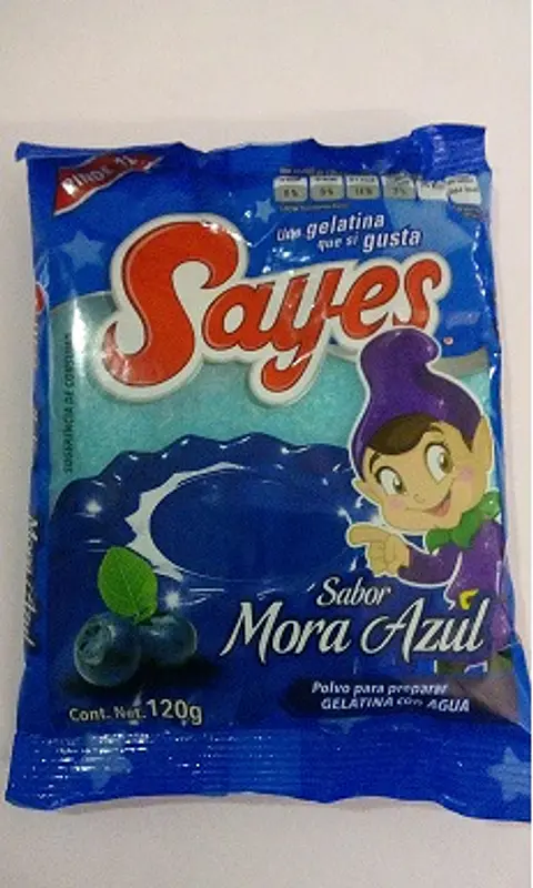  Gelatina Sayes Mora Azul 120gr