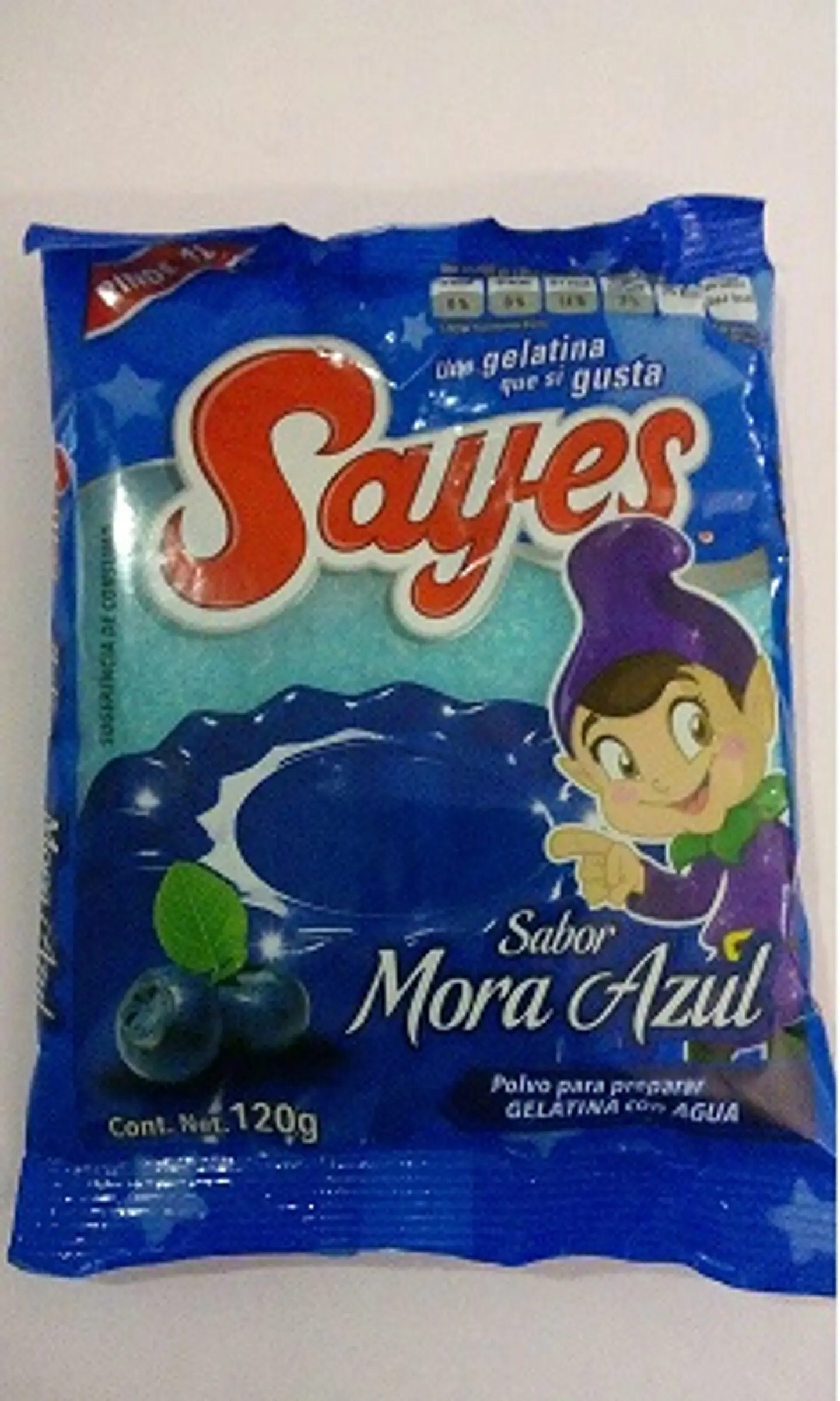  Gelatina Sayes Mora Azul 120gr 1