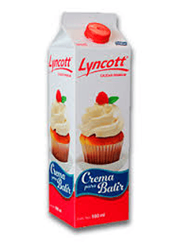 Crema para batir Lyncott 980 ml