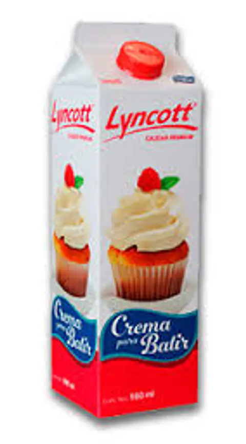  Crema para batir Lyncott 980 ml