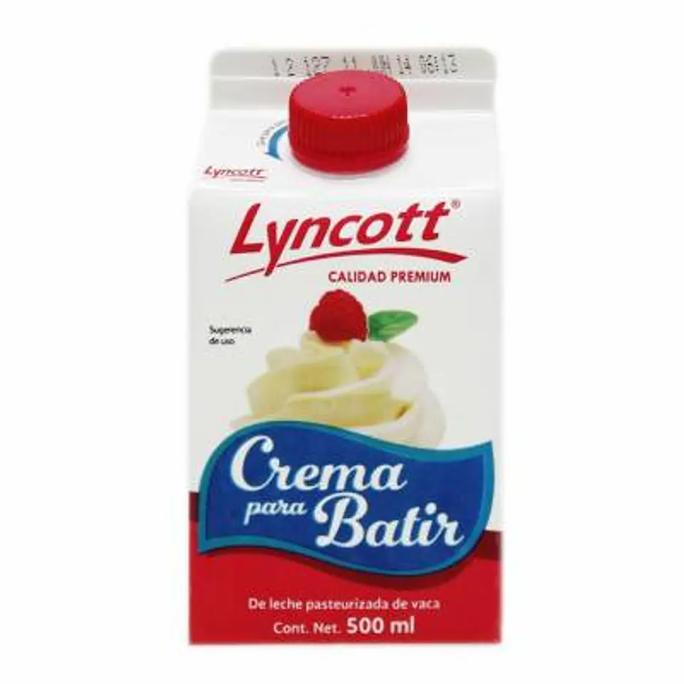  Crema para batir Lyncott 500 ml 1